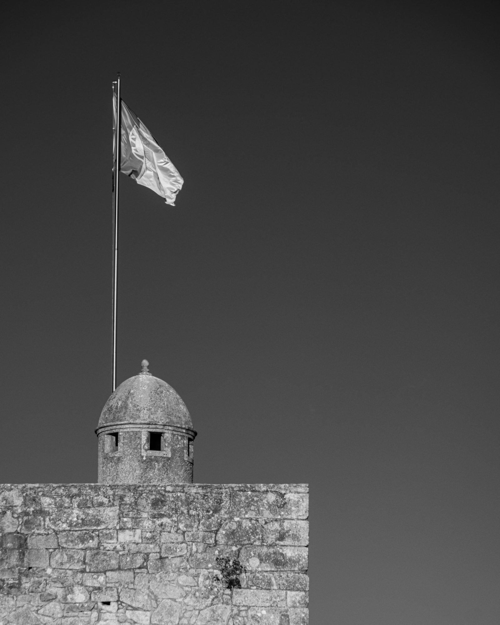 A Flag Flys over Fortaleza de São João da Foz